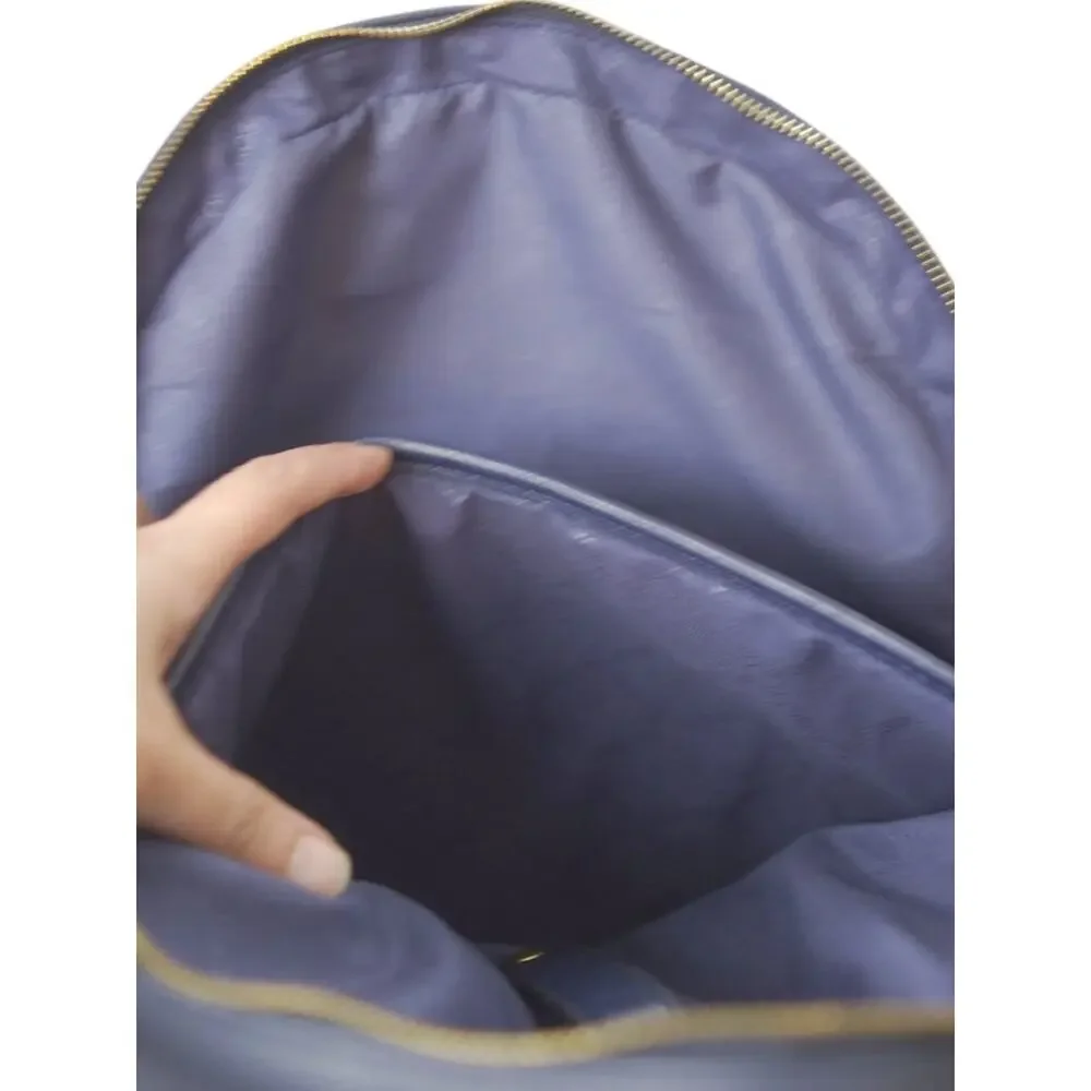 Rosetti Navy & Gold Laptop Backpack Work Travel Bag Minimalist Chic